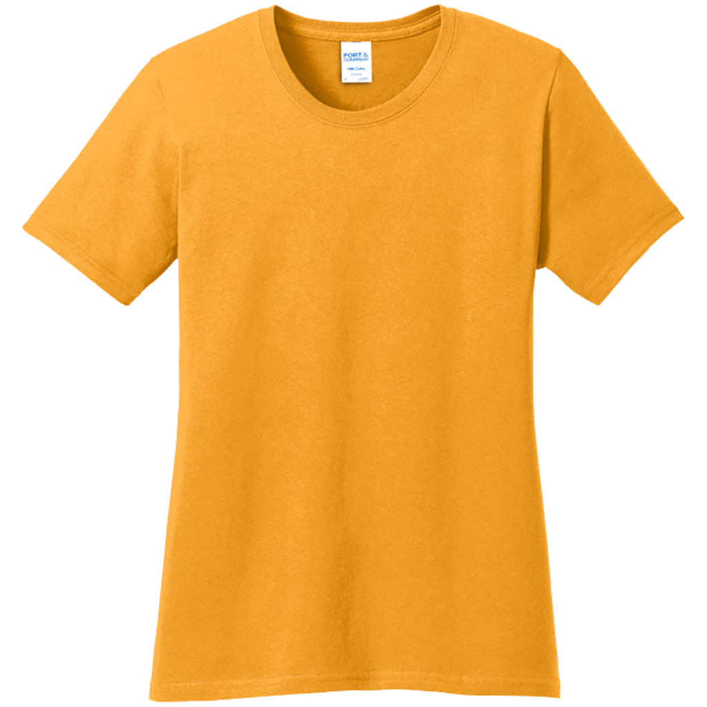 Port & Company Ladies Core Cotton Tee LPC54 (Customer Supplied)