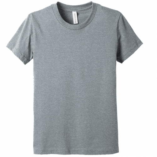 BELLA+CANVAS Youth Heather CVC Tee BC3001YCVC (Customer Supplied)