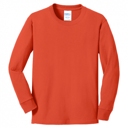 Port & Company Youth Long Sleeve Core Cotton Tee PC54YLS