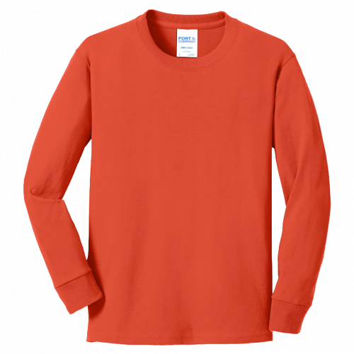 Port & Company Youth Long Sleeve Core Cotton Tee PC54YLS