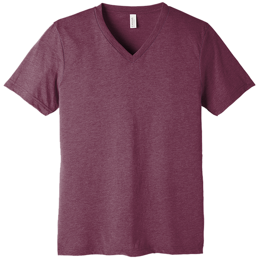 BELLA+CANVAS Unisex Triblend Short Sleeve V-Neck Tee BC3415