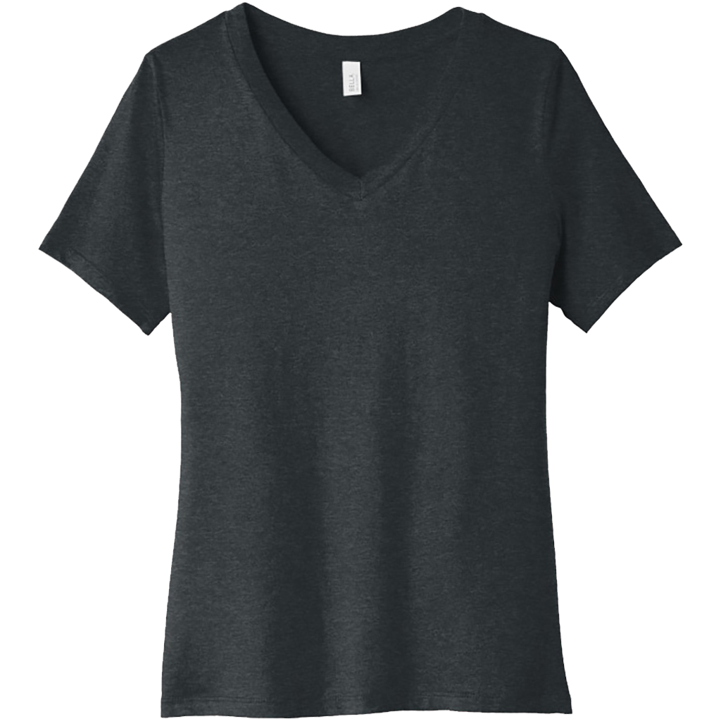 BELLA CANVAS Womens Relaxed Jersey V Neck Tee BC6405