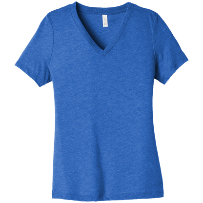 BELLA+CANVAS Womens Relaxed Jersey V-Neck Tee BC6405 (Customer Supplied)