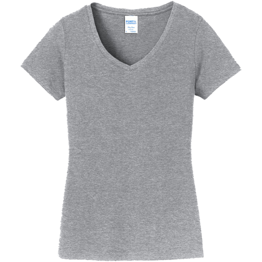 Port & Company Ladies Fan Favorite V Neck Tee LPC450V