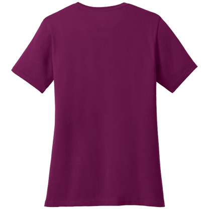 Port & Company Ladies Core Cotton V-Neck Tee LPC54V