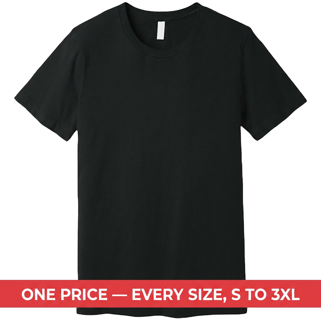 EverSoft Classic Black Short Sleeve T-shirt (ES360)