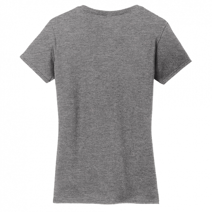 Gildan Ladies Heavy Cotton 100% Cotton V-Neck T-Shirt 5V00L (Customer Supplied)