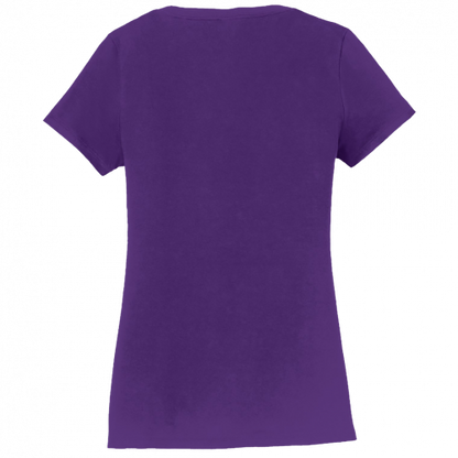 Port & Company Ladies Fan Favorite V-Neck Tee LPC450V (Customer Supplied)