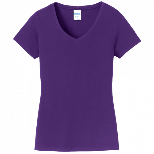 Port & Company Ladies Fan Favorite V-Neck Tee LPC450V (Customer Supplied)