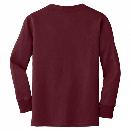 Port & Company Youth Long Sleeve Core Cotton Tee PC54YLS (Customer Supplied)