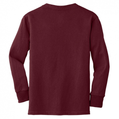 Port & Company Youth Long Sleeve Core Cotton Tee PC54YLS (Customer Supplied)