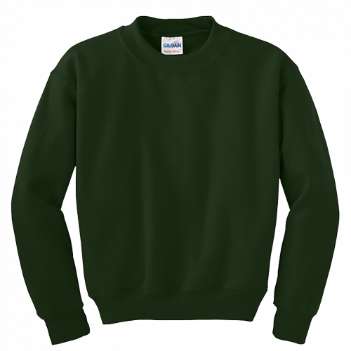 Gildan Youth Heavy Blend Crewneck Sweatshirt 18000B (Customer Supplied)