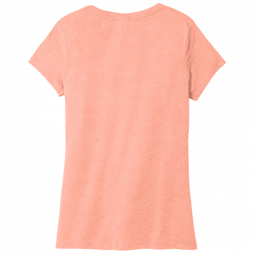 District Womens Perfect Tri V-Neck Tee DM1350L (Customer Supplied)