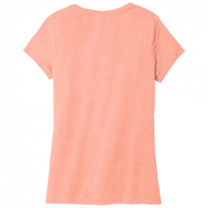 District Womens Perfect Tri V-Neck Tee DM1350L (Customer Supplied)