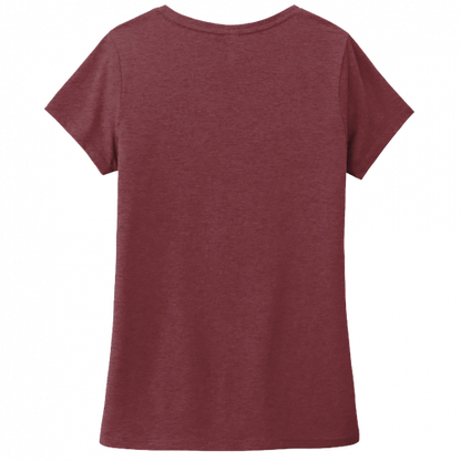 District Womens Perfect Tri V Neck Tee DM1350L