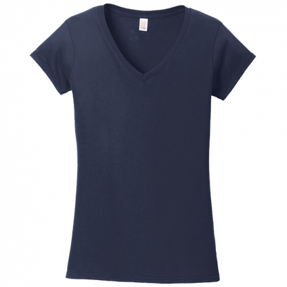 Gildan Softstyle Women's Fit V-Neck T-Shirt 64V00L (Customer Supplied)