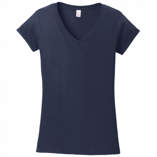 Gildan Softstyle Women's Fit V-Neck T-Shirt 64V00L (Customer Supplied)