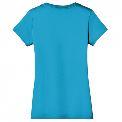 District Women's Perfect Weight V-Neck DM1170L (Customer Supplied)