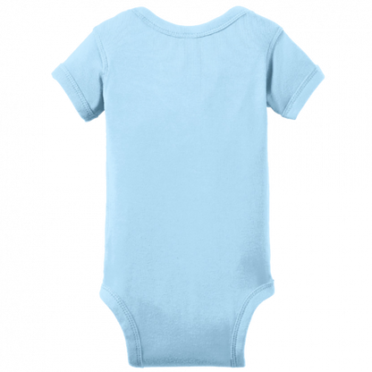 Rabbit Skins Infant Short Sleeve Baby Rib Bodysuit RS4400