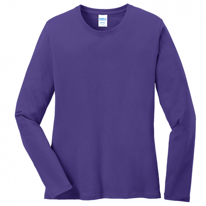 Port & Company Ladies Long Sleeve Core Cotton Tee LPC54LS