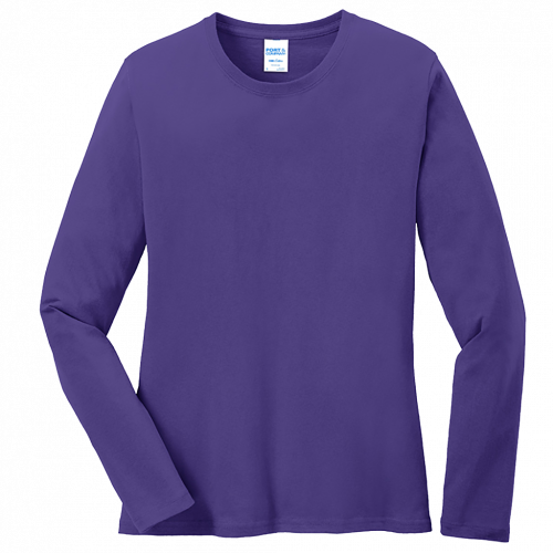 Port & Company Ladies Long Sleeve Core Cotton Tee LPC54LS