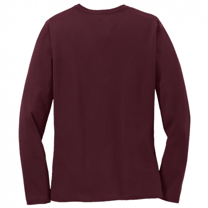 Port & Company Ladies Long Sleeve Core Cotton Tee LPC54LS (Customer Supplied)
