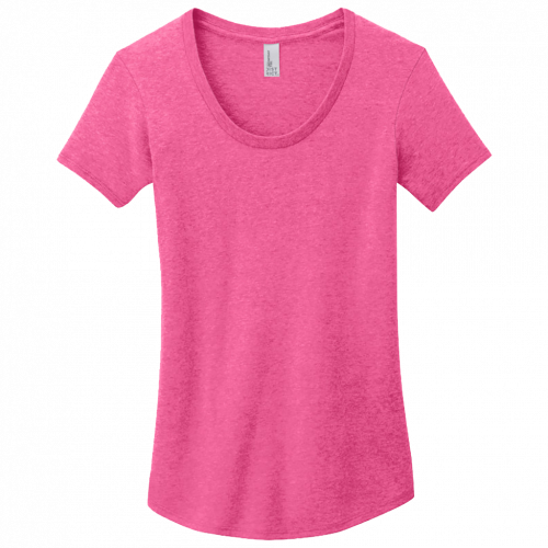 District Womens Fitted Very Important Tee Scoop Neck DT6401 (Customer Supplied)