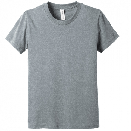 BELLA+CANVAS Youth Heather CVC Tee BC3001YCVC (Customer Supplied)