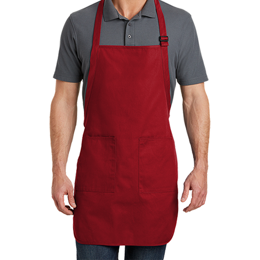 Port Authority Full-Length Apron with Pockets A500 (Customer Supplied)