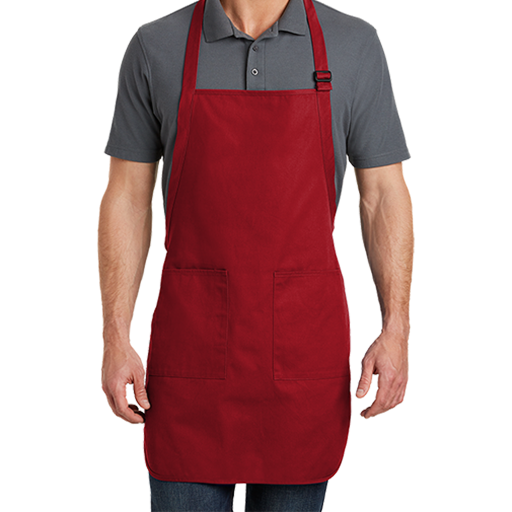 Port Authority Full-Length Apron with Pockets A500 (Customer Supplied)